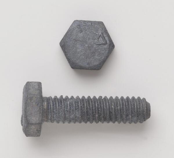 12X2HBHDG 1/2 X 2 HEX BOLT HOT DIPPED GALVANIZED (1-1/4" OF THREAD)